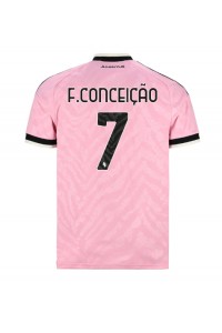 Juventus Francisco Conceicao #7 Fotballdrakt Borte Klær 2026-27 Korte ermer